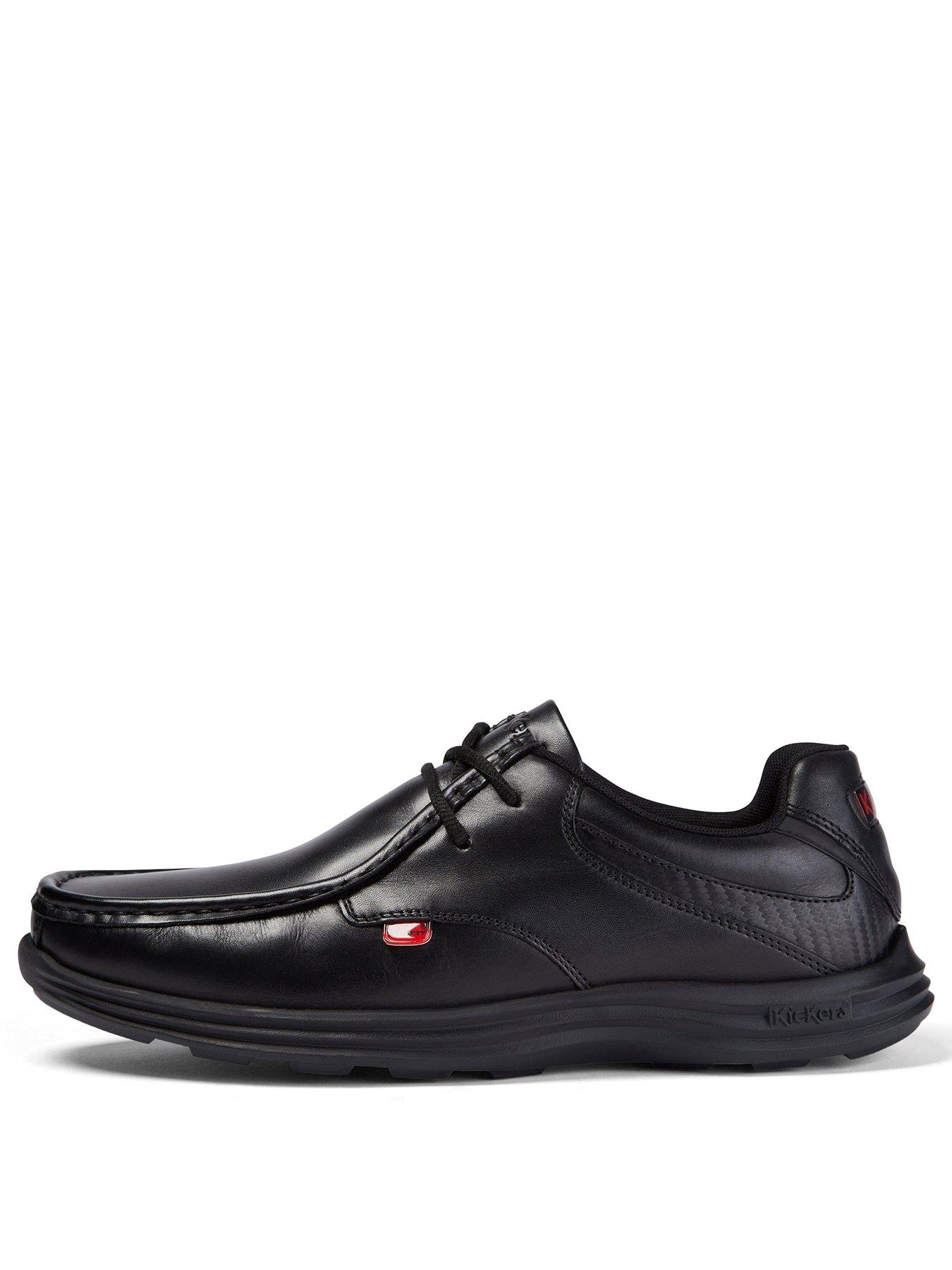 Kickers Men's Reasan Formal Lace Up Leather Shoe - Black