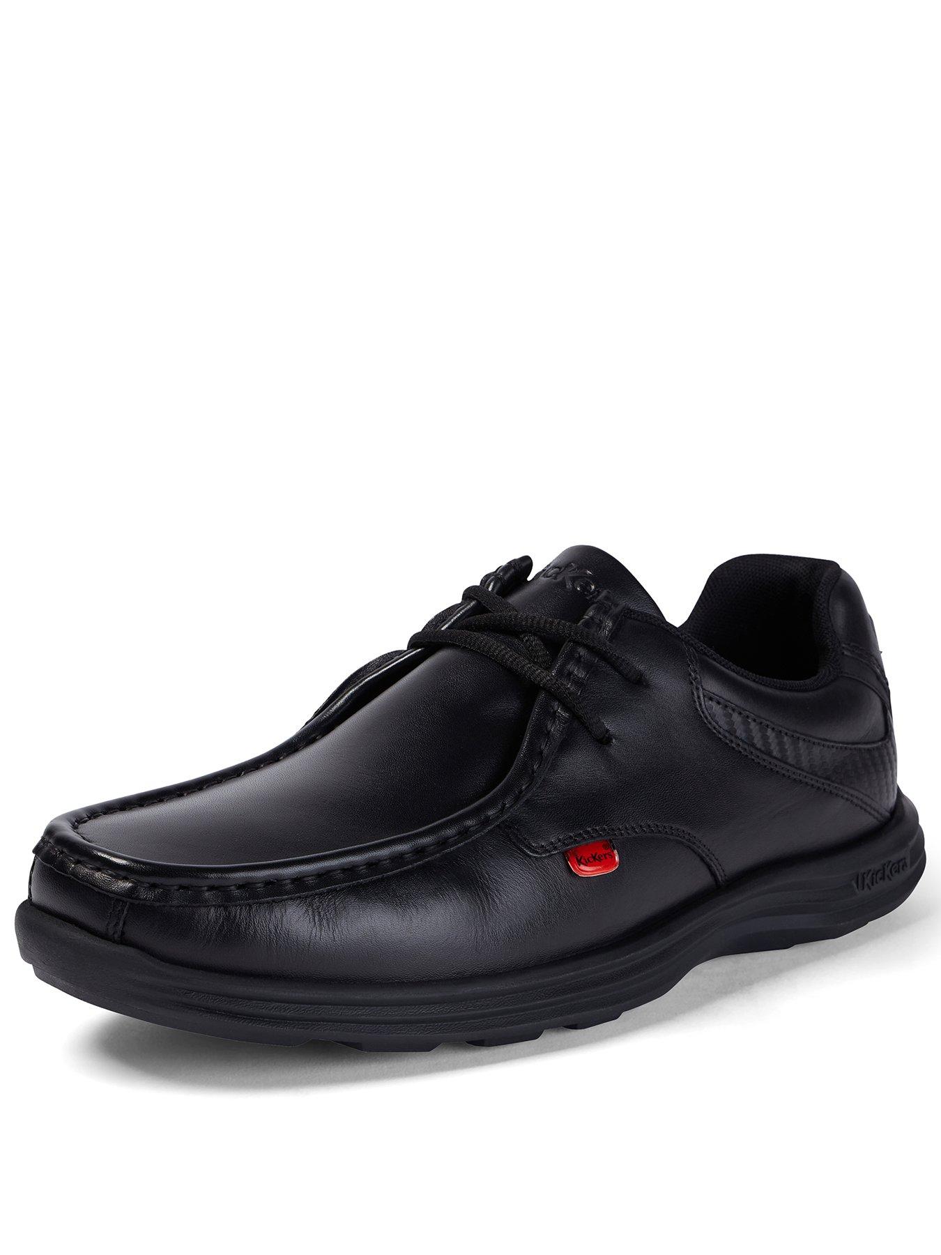 Image 3 of 6 of Kickers Men's Reasan Formal Lace Up Leather Shoe - Black