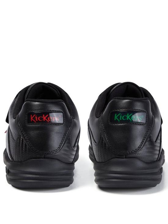 stillFront image of kickers-mens-reasan-strap-leather-formal-slip-on-shoe-black