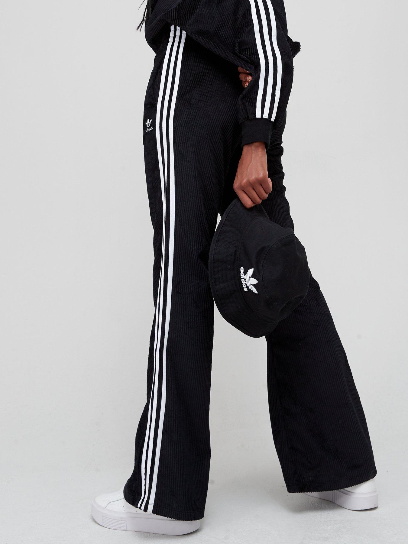 adidas originals black corduroy trousers