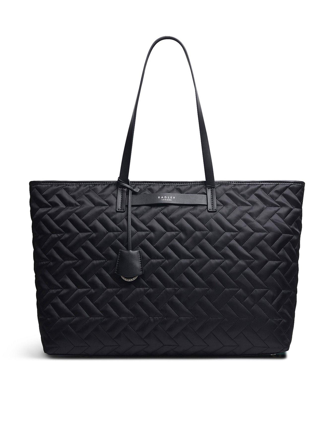 Bags & Purses Finsbury Park Quilted Large Tote Bag - Black