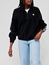 adidas-originals-polar-fleece-half-zip-sweatshirt-blackfront