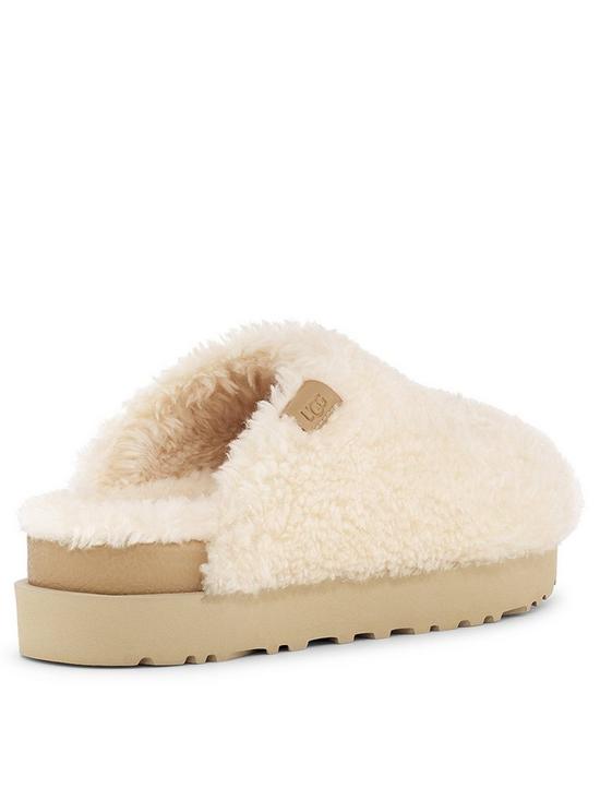 stillFront image of ugg-fuzz-sugar-sustainable-slide-slipper