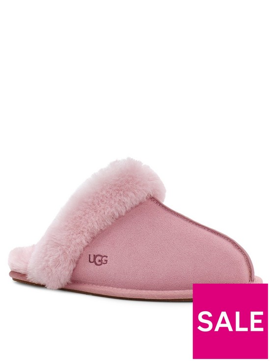 front image of ugg-scuffette-ii-slipper-pink