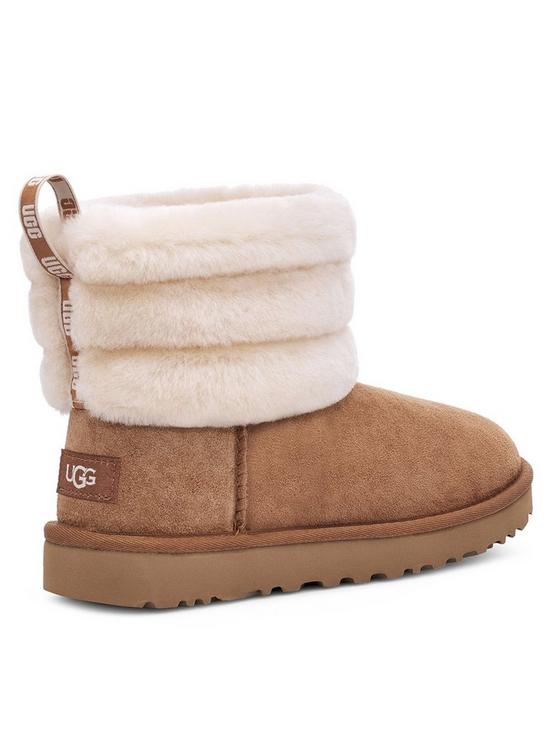 stillFront image of ugg-fluff-mini-quilted-ankle-boot-chestnut