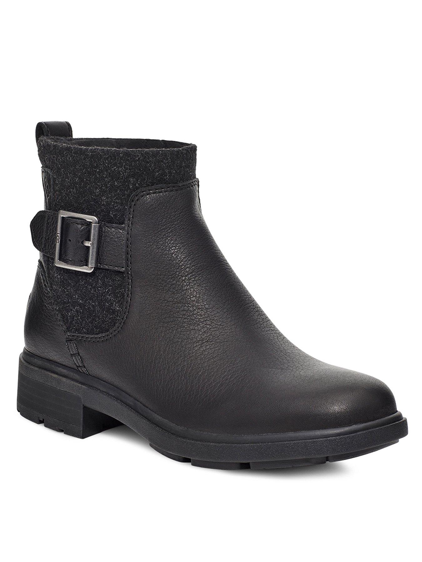 ugg leather ankle boots