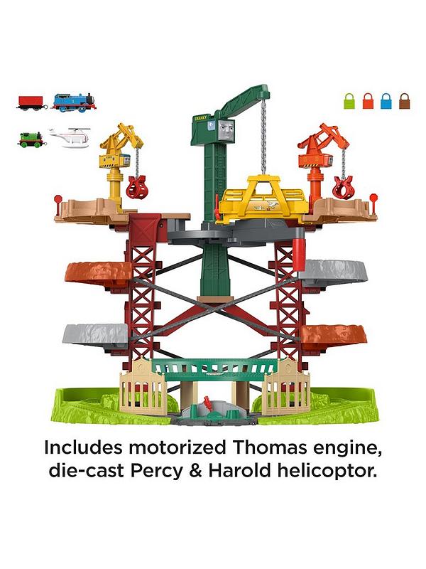 Image 4 of 7 of Thomas & Friends Trains &amp; Cranes Super Tower Track Set