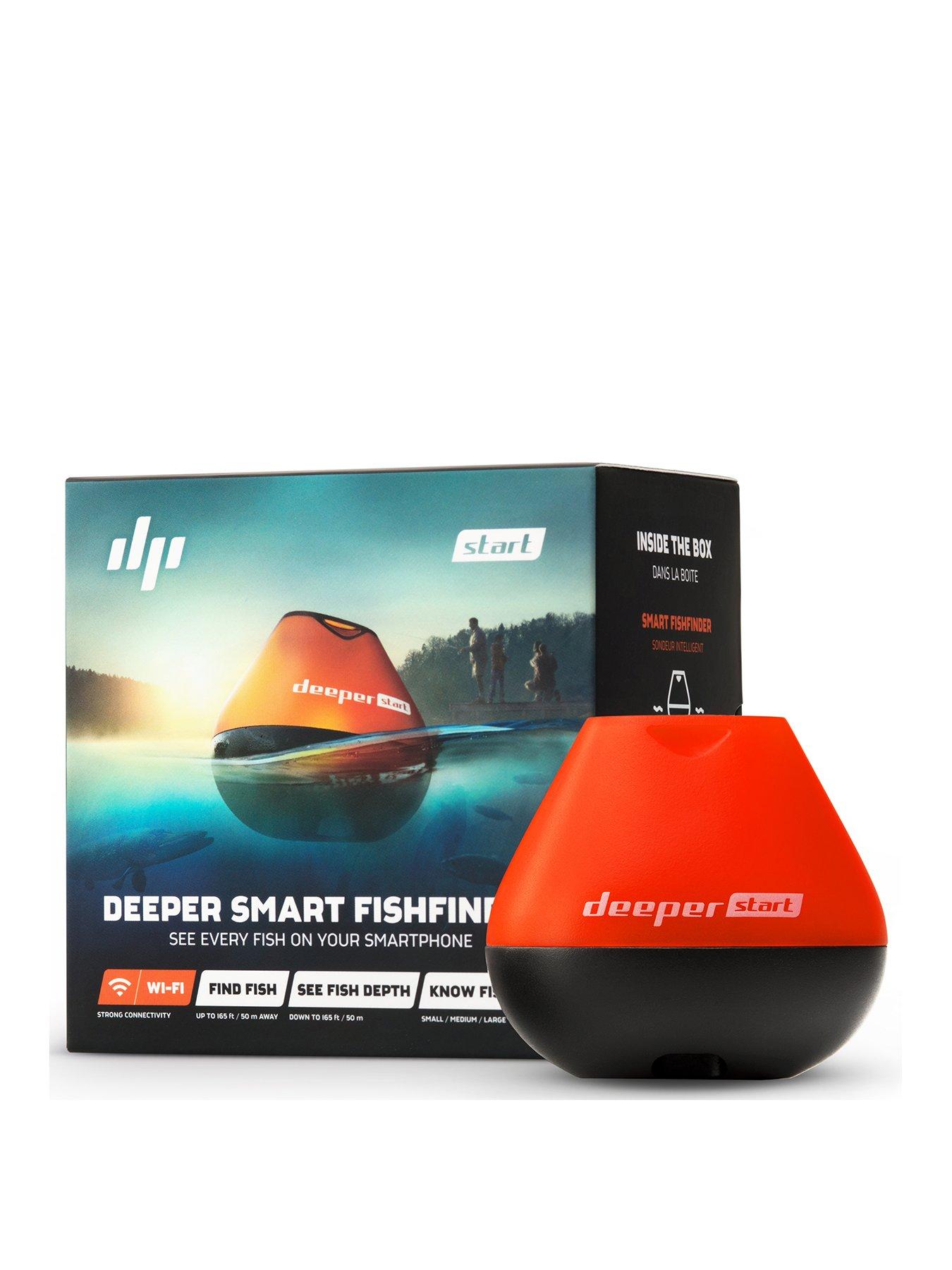 undefined START Smart Fish Finder - Castable Wi-Fi fish finder for recreational fishing from dock, shore or bank