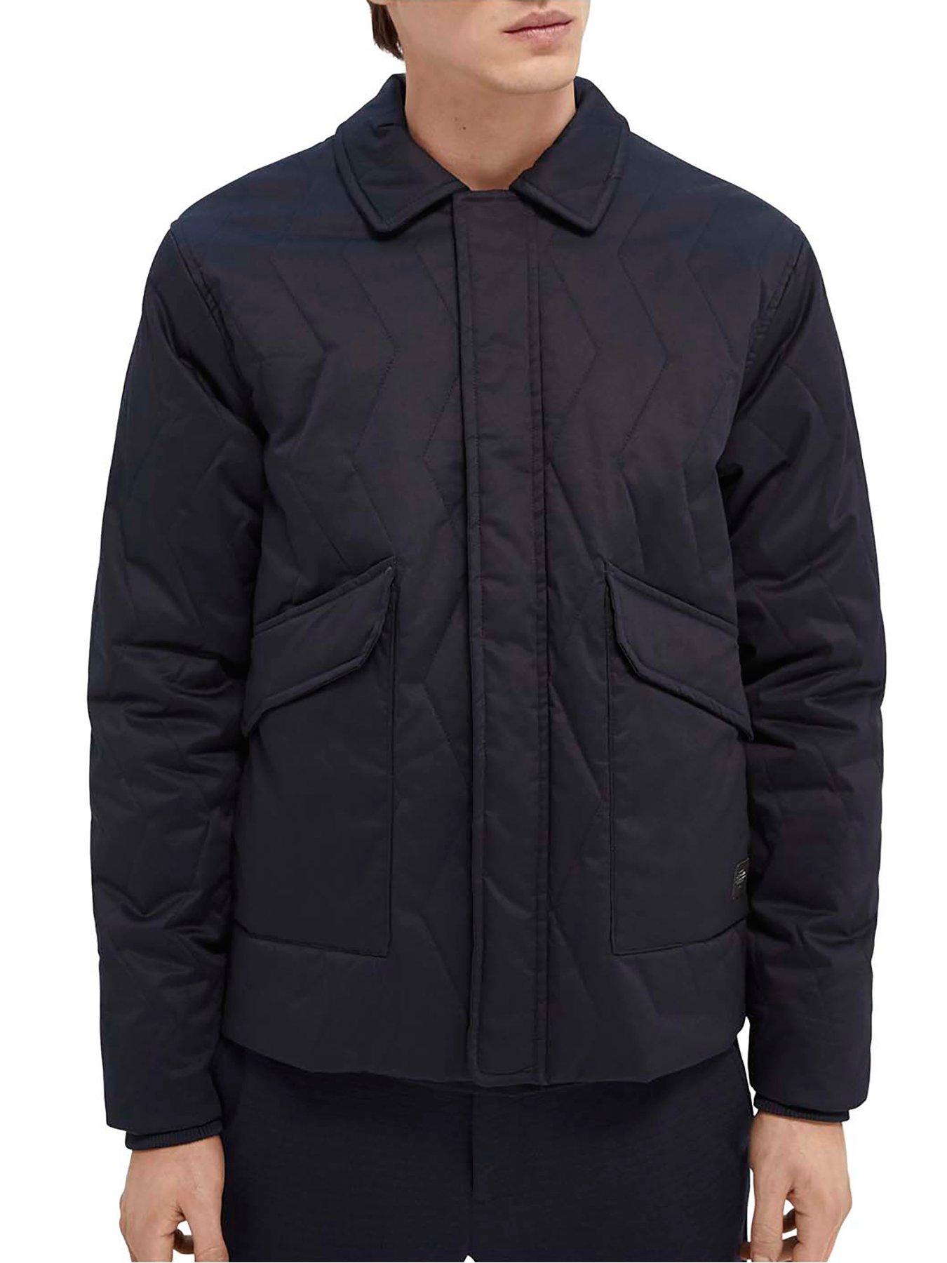  Classic Quilted Jacket - Navy