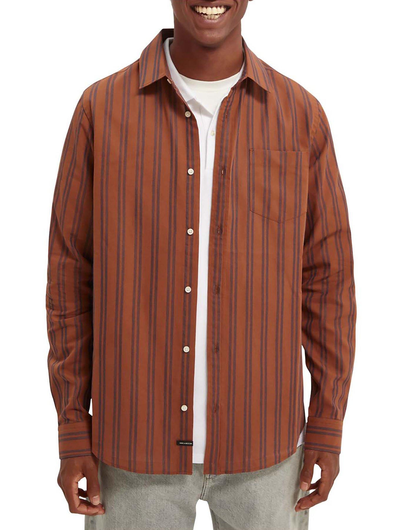  Stripe Shirt - Brown