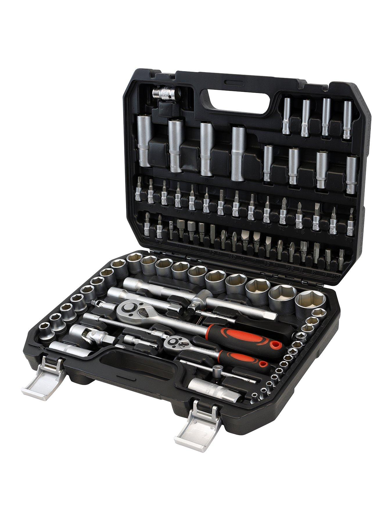 Product photograph of Streetwize Accessories 94 Piece Professional Crv Steel Tool Kit from very.co.uk