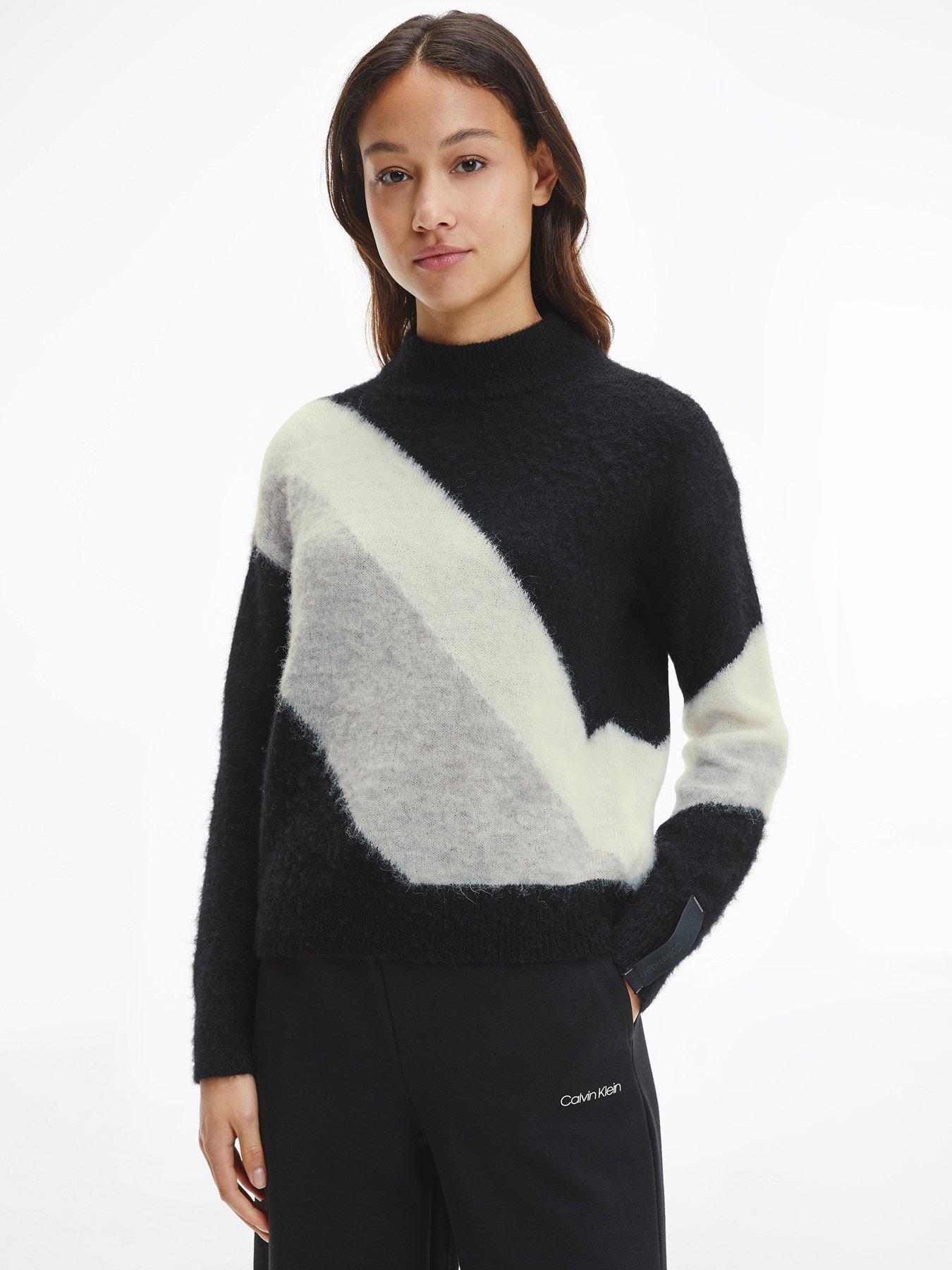 calvin klein fluffy jumper