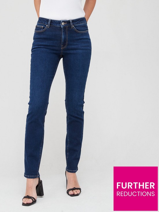 front image of v-by-very-the-slim-cigarette-jean-dark-wash