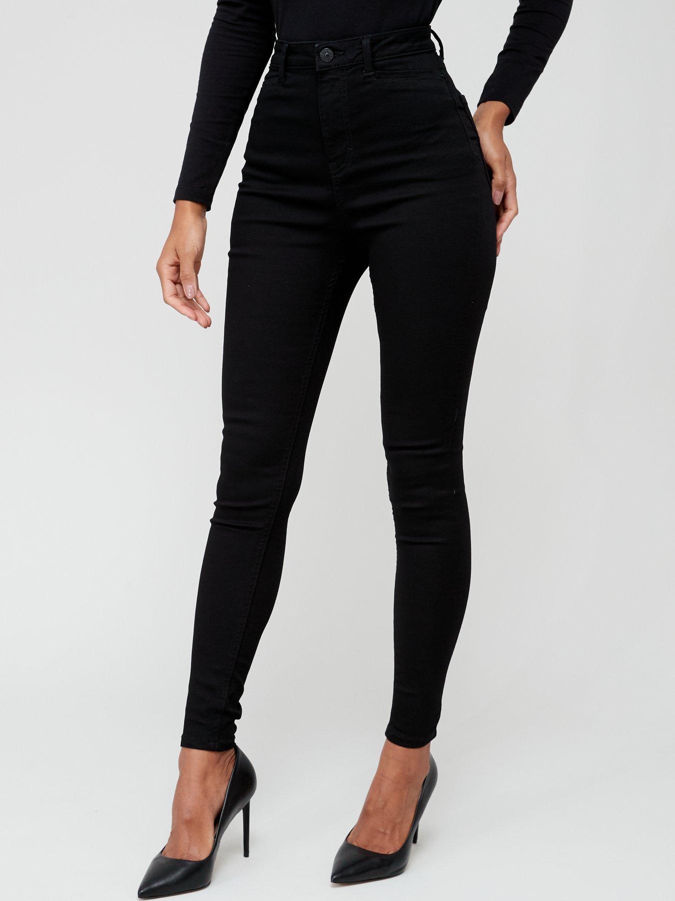 Everyday Addison Super High Waisted Super Skinny Jean - Black