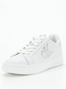 calvin-klein-jeans-leather-cupsole-logo-sneaker-white