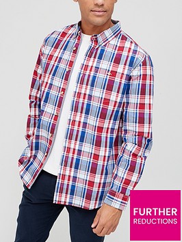 very-man-checked-shirt-red