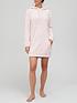  image of calvin-klein-one-super-soft-lounge-hoodie-dress-pink