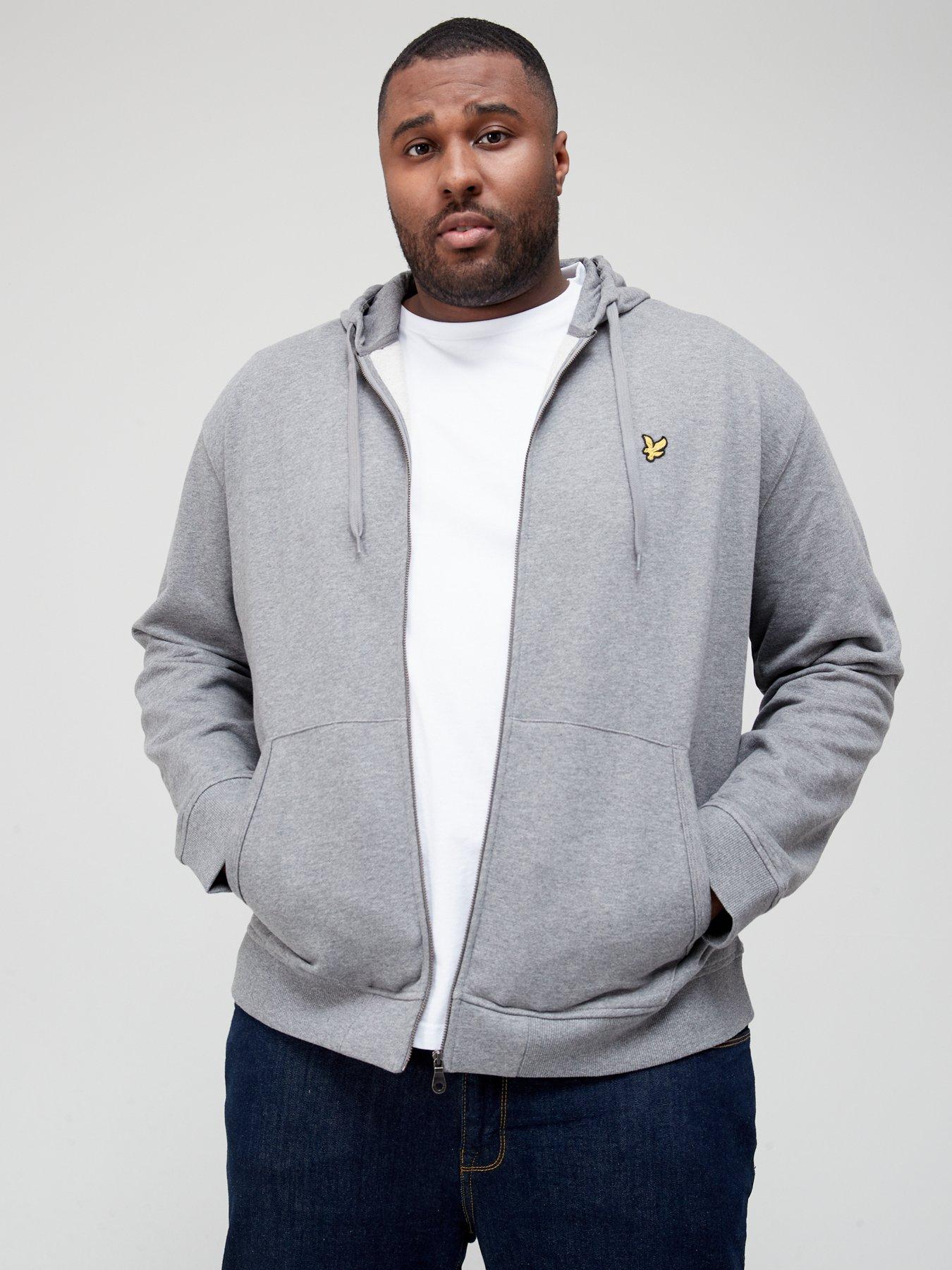 Hoodies & Sweatshirts Big & Tall Zip Through Hoodie