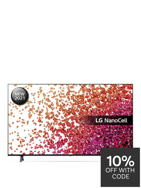 front image of lg-50nano756-50-inch-nano-cell-4k-ultra-hd-hdr-smart-tv-black