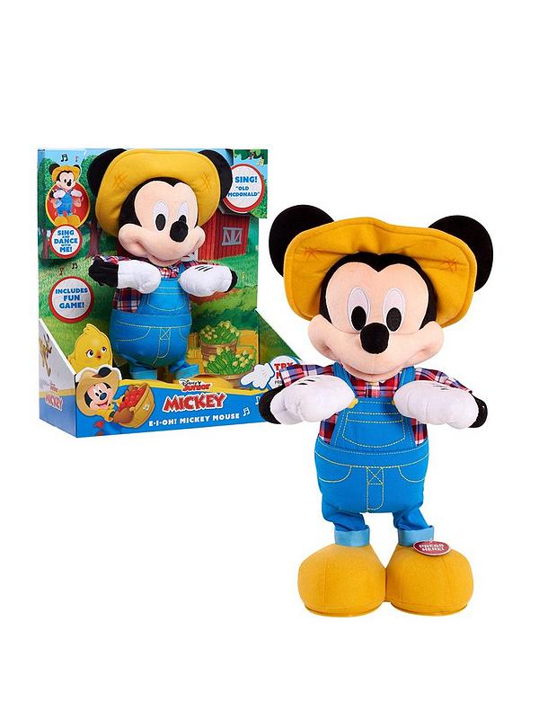 Disney Junior Mickey Mouse E-I-Oh Mickey Mouse Feature Plush 