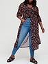 v-by-very-curve-puff-sleeve-button-front-floral-kimono-blackfloralfront