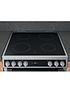  image of hotpoint-hdt67v9h2cx-60cm-wide-double-oven-electric-cooker-with-ceramic-hob-white