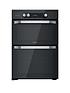 hotpoint-hdm67i9h2cb-60cm-wide-freestanding-double-oven-induction-cookerfront