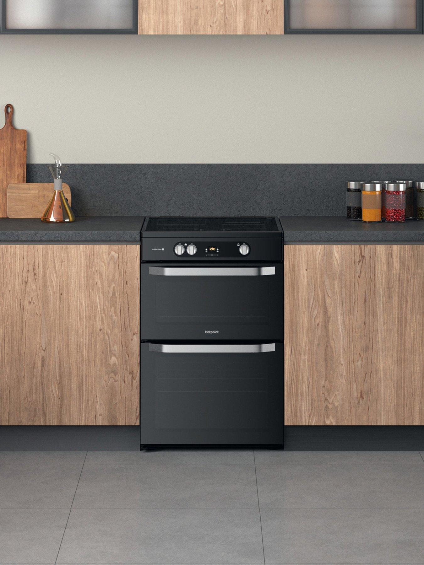 Image 3 of 7 of Hotpoint HDM67I9H2CB 60cm Wide Double Oven Electric&nbsp;Cooker with&nbsp;Induction Hob -&nbsp; Black