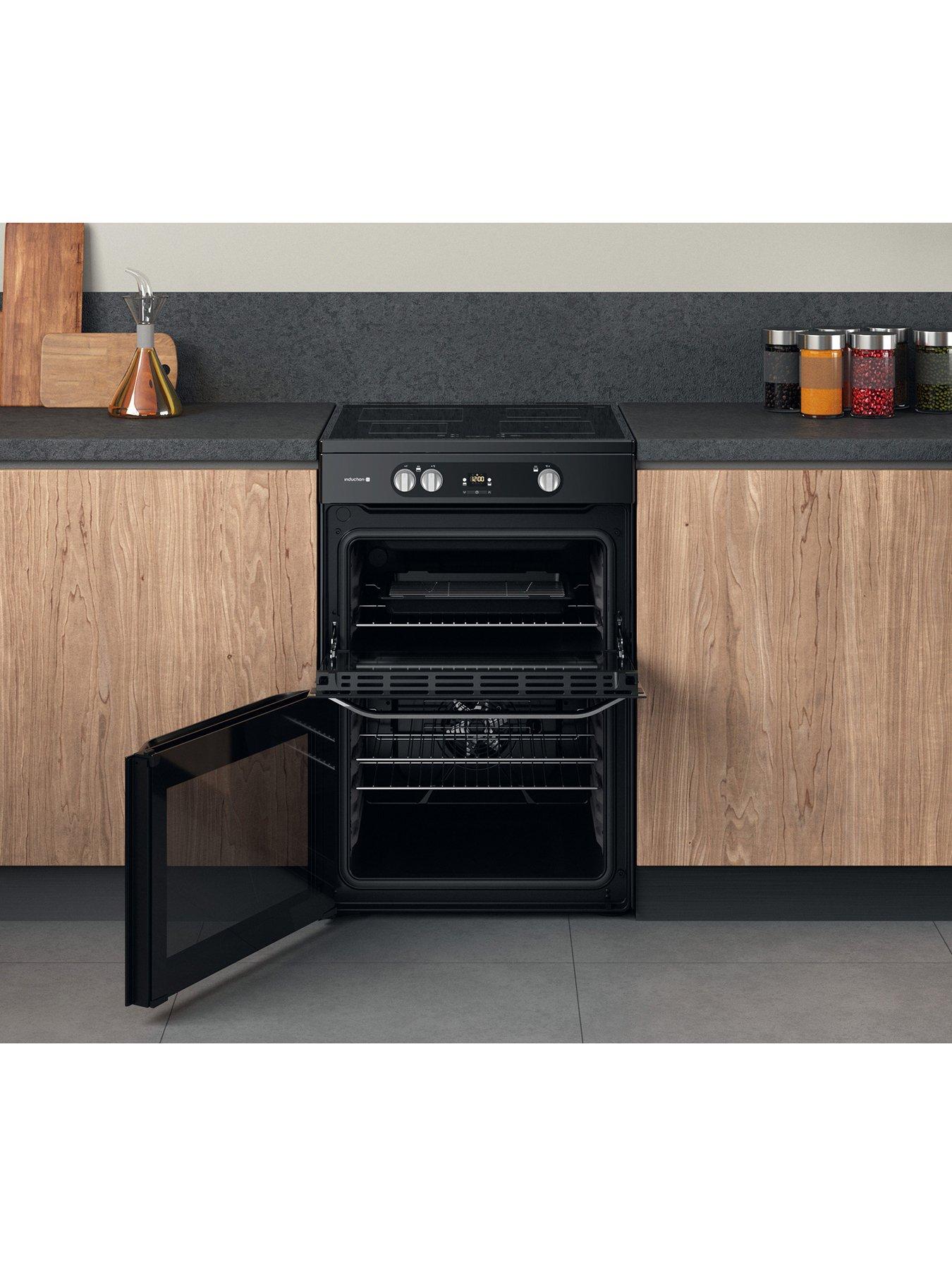 Image 4 of 7 of Hotpoint HDM67I9H2CB 60cm Wide Double Oven Electric&nbsp;Cooker with&nbsp;Induction Hob -&nbsp; Black