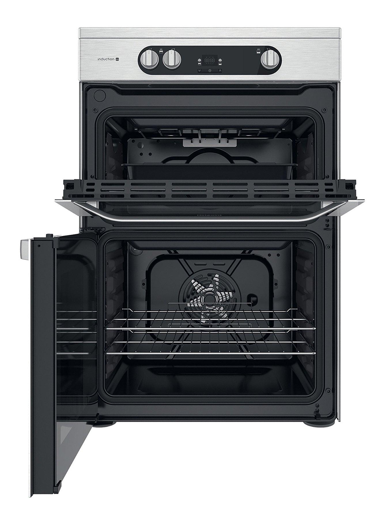 Image 2 of 7 of Hotpoint HDM67I9H2CX 60cm Wide Double Oven&nbsp;Electric Cooker with&nbsp;Induction Hob - Stainless Steel