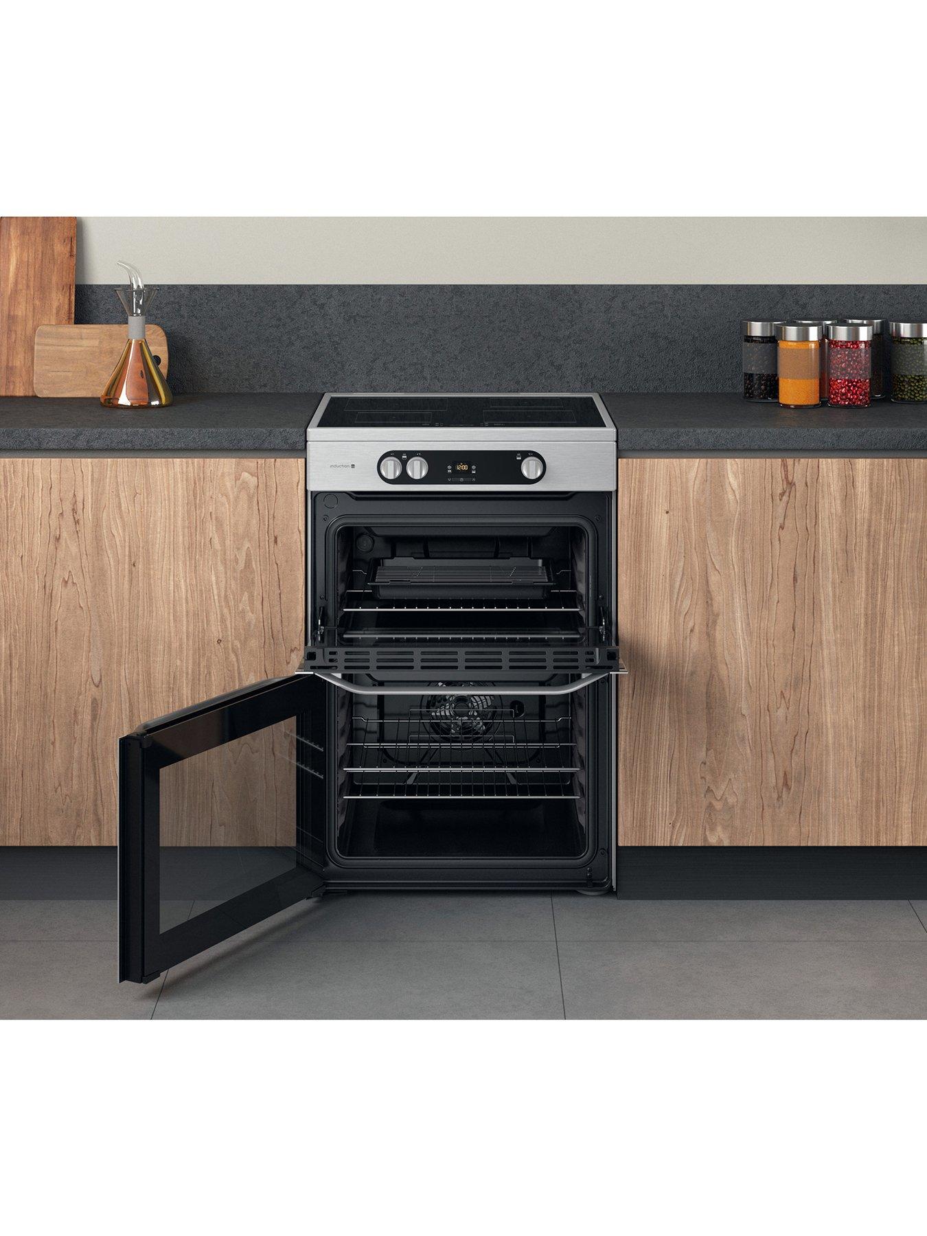 Image 4 of 7 of Hotpoint HDM67I9H2CX 60cm Wide Double Oven&nbsp;Electric Cooker with&nbsp;Induction Hob - Stainless Steel