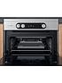  image of hotpoint-hdm67i9h2cx-60cm-wide-double-ovennbspelectric-cooker-withnbspinduction-hob-stainless-steel