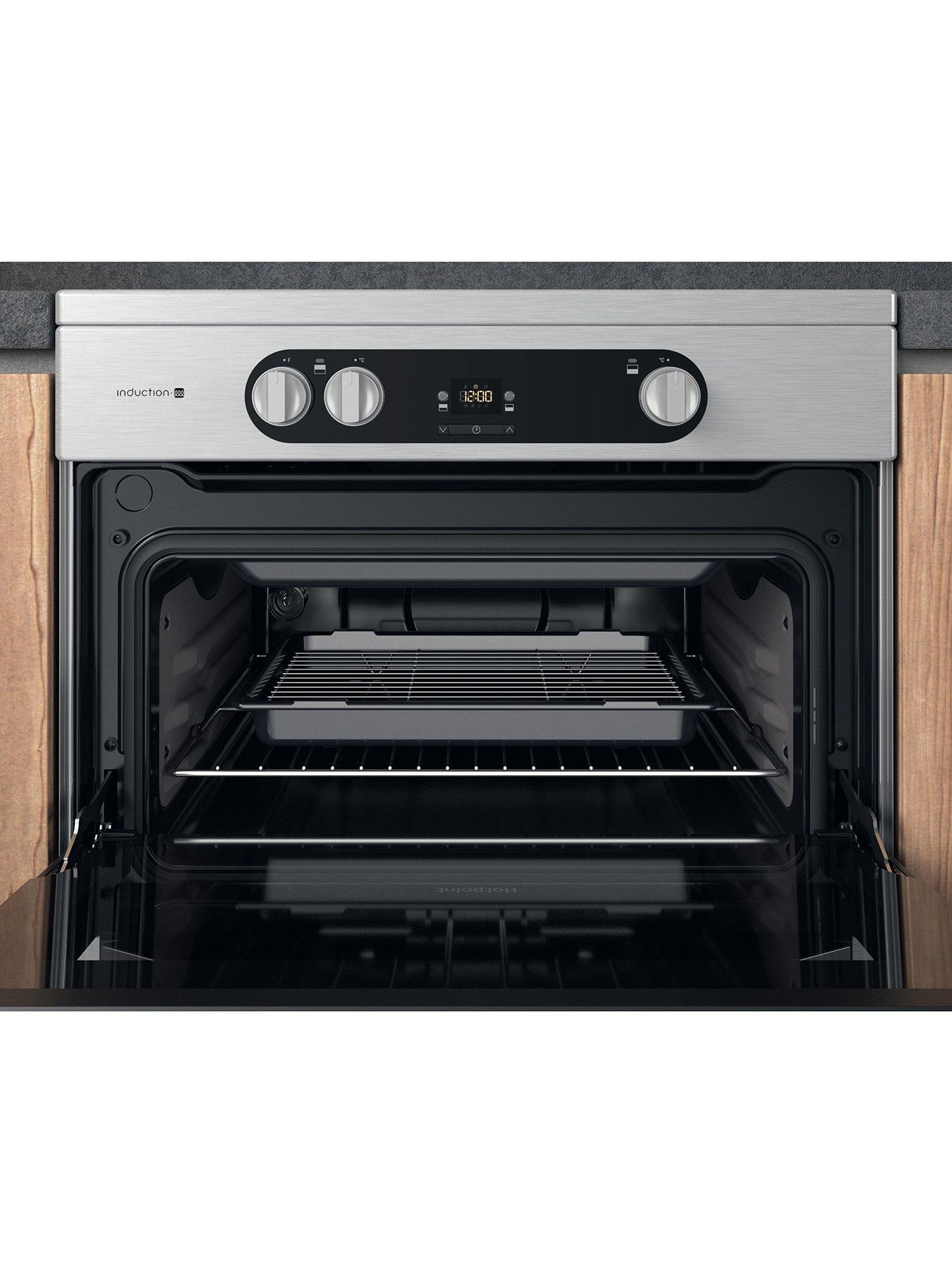 Image 6 of 7 of Hotpoint HDM67I9H2CX 60cm Wide Double Oven&nbsp;Electric Cooker with&nbsp;Induction Hob - Stainless Steel