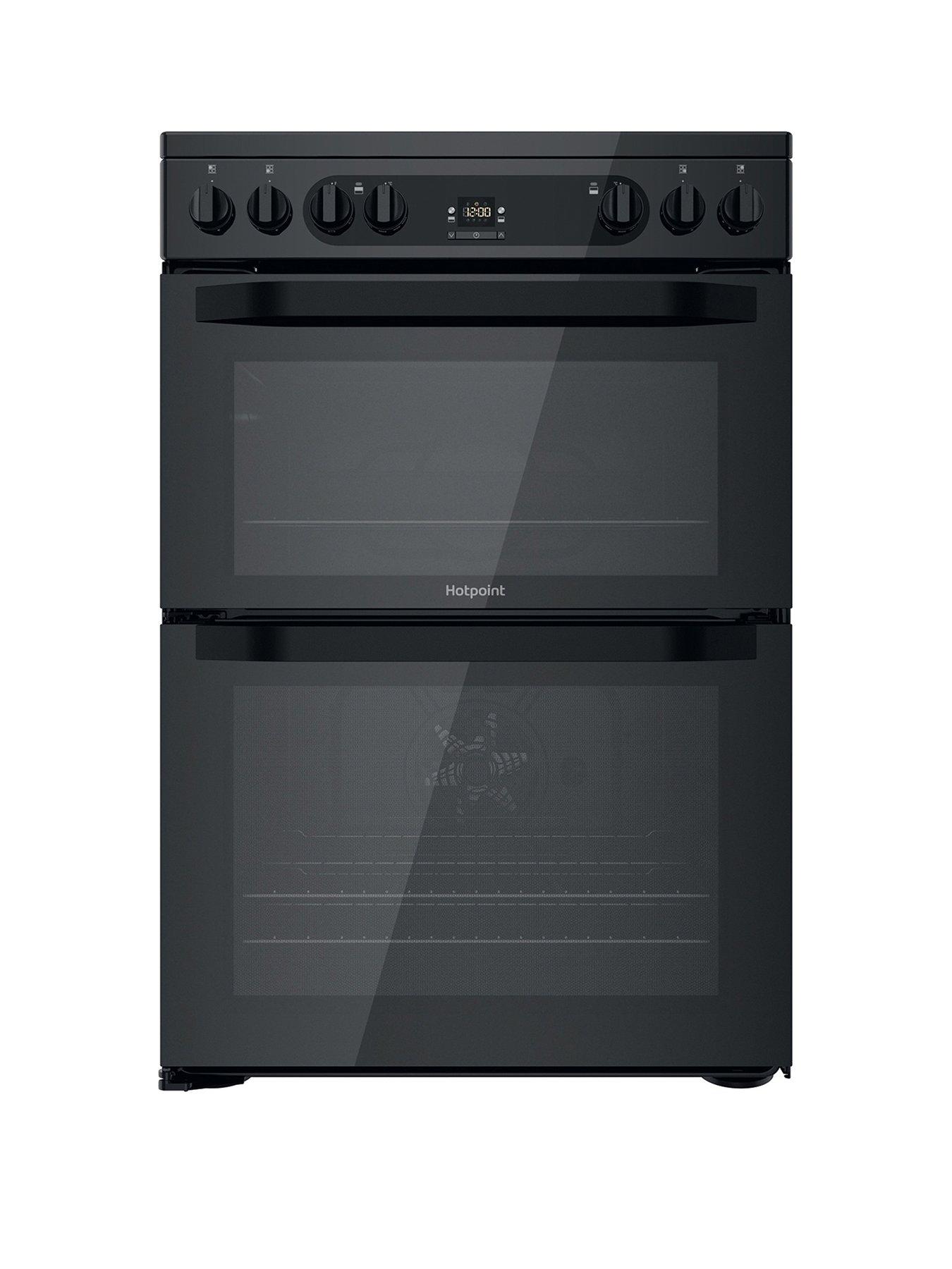 hotpoint-hdm67v92hcb-60cm-wide-double-oven-electric-cooker-with-ceramic-hob-black