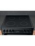  image of hotpoint-hdm67v92hcb-60cm-wide-double-oven-electric-cooker-with-ceramic-hob-black