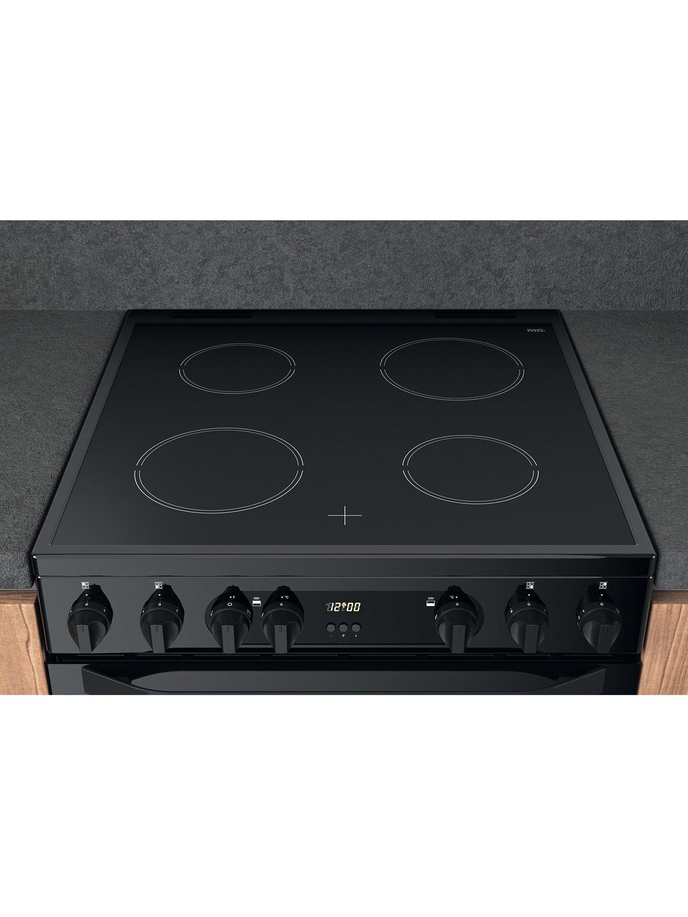 Image 5 of 7 of Hotpoint HDM67V9CMB 60cm Wide Double Oven Electric Cooker with Ceramic Hob - Black