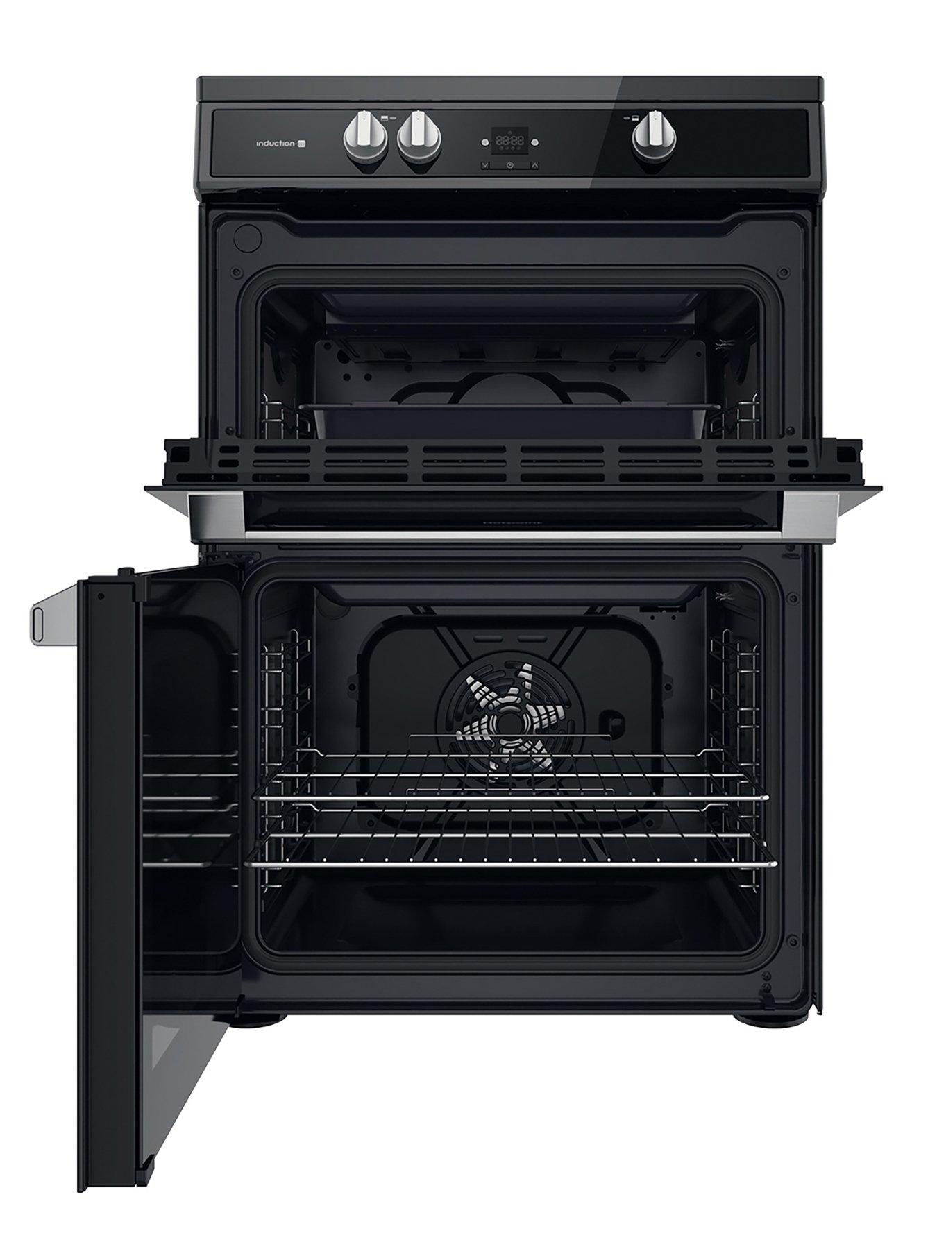 Double oven and store induction hob