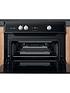  image of hotpoint-hdt67i9hm2cuk-60cm-wide-double-oven-cooker-withnbspinduction-hob-black