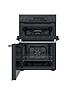  image of hotpoint-cd67v9h2ca-60cm-wide-double-oven-cooker-with-ceramic-hob-anthracite