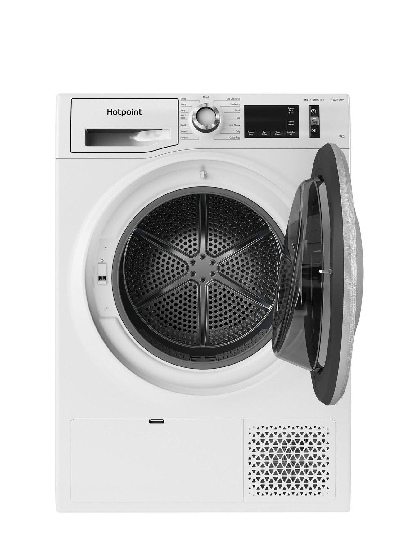Image 2 of 7 of Hotpoint ActiveCare NTM118X3XBUK 8kg Load Heat Pump Tumble Dryer - White