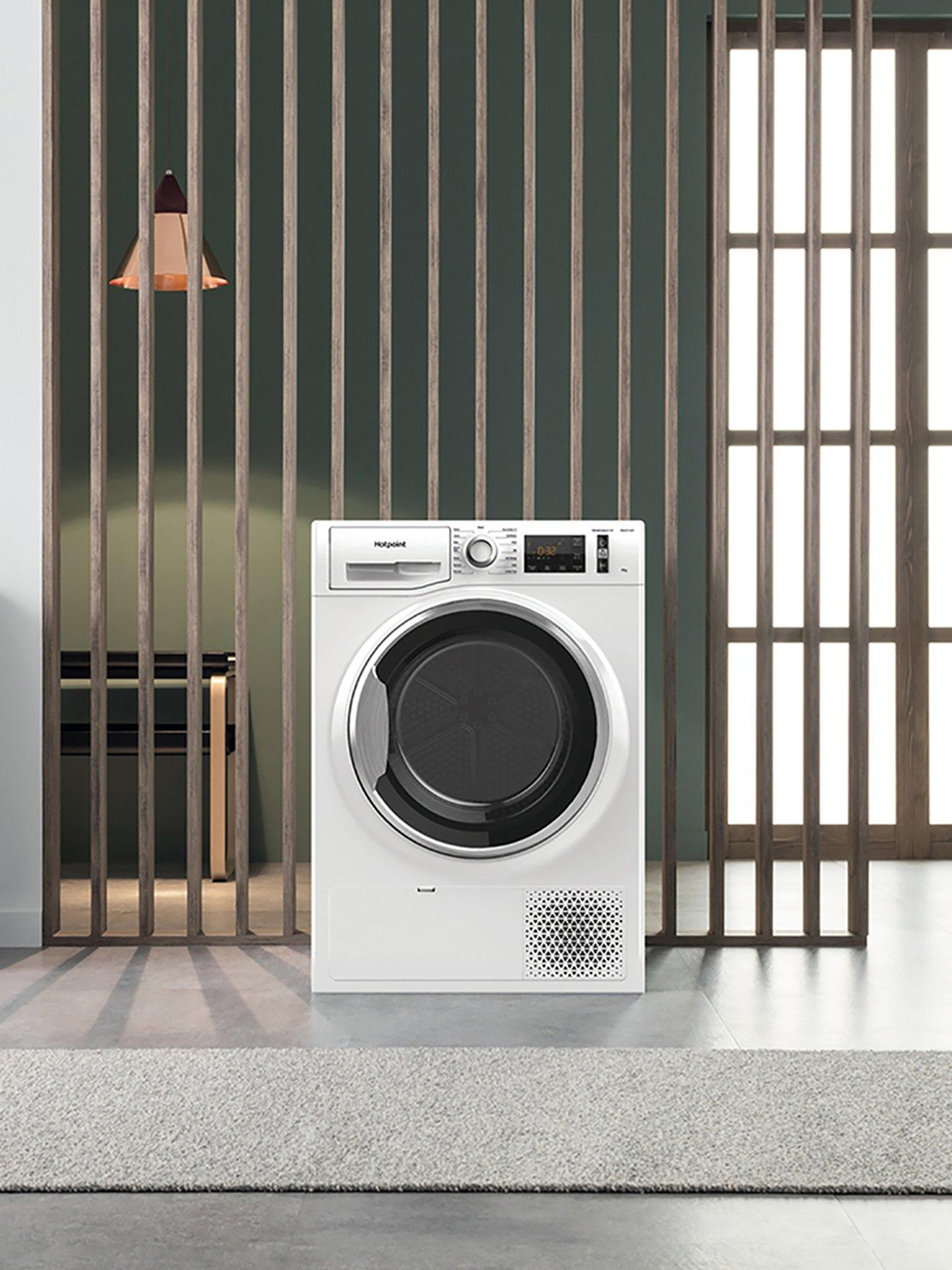 Image 3 of 7 of Hotpoint ActiveCare NTM118X3XBUK 8kg Load Heat Pump Tumble Dryer - White