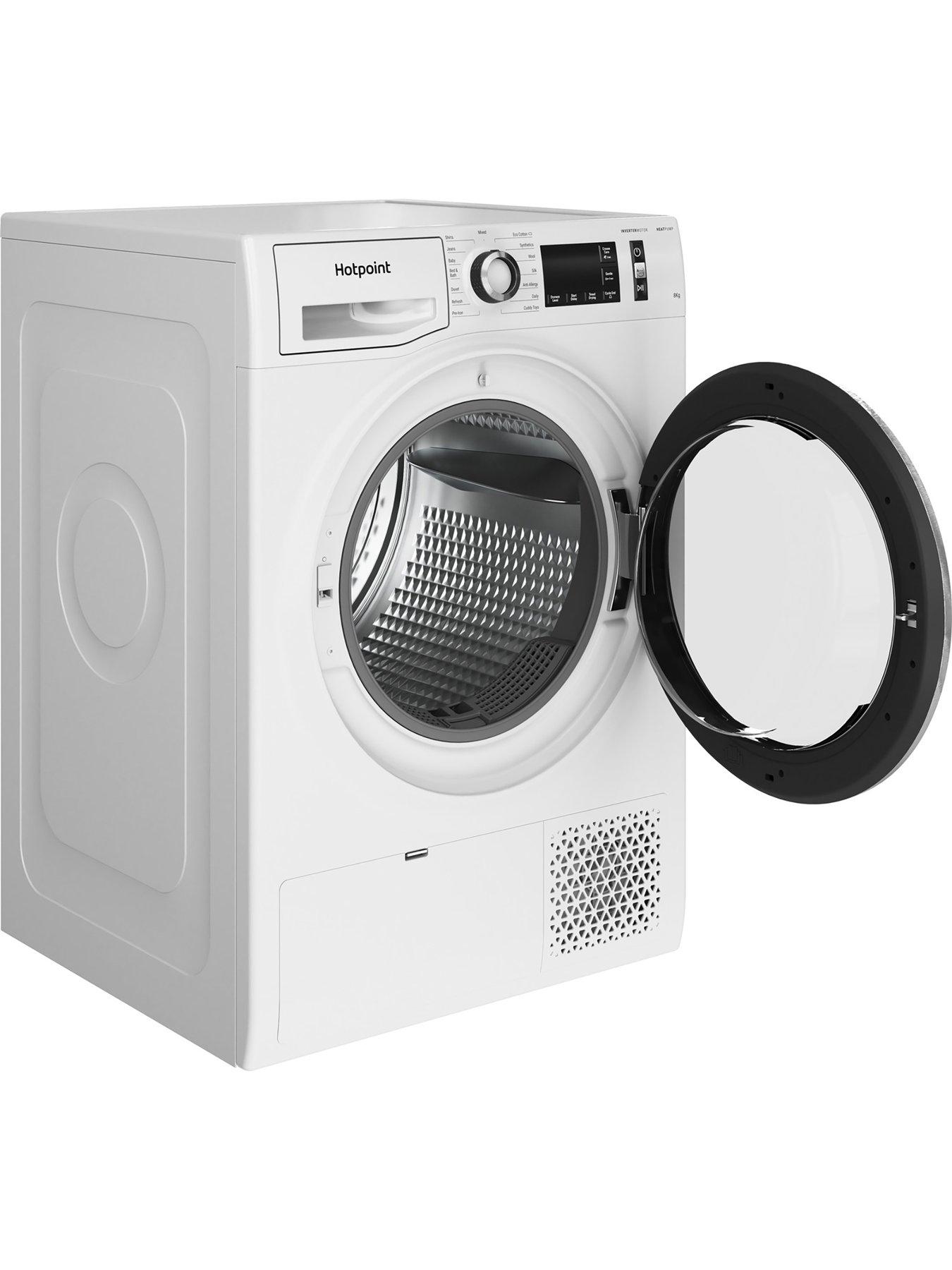 Image 4 of 7 of Hotpoint ActiveCare NTM118X3XBUK 8kg Load Heat Pump Tumble Dryer - White