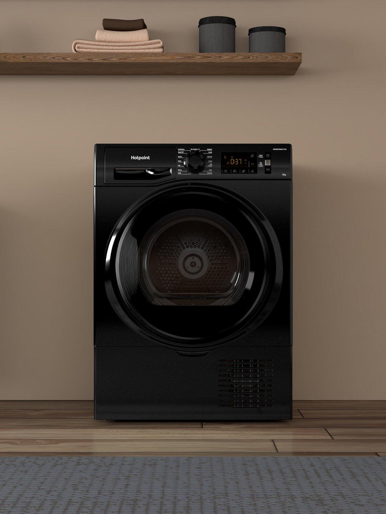 Black hotpoint clearance washer dryer