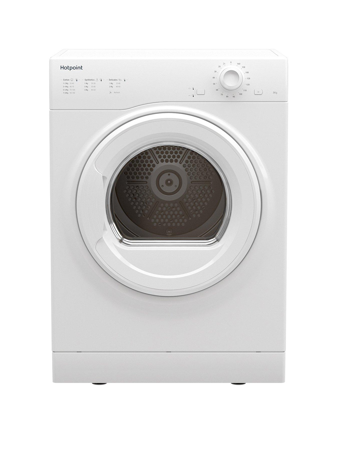 Product photograph of Hotpoint H1d80wuk 8kg Freestanding Tumble Dryer from very.co.uk