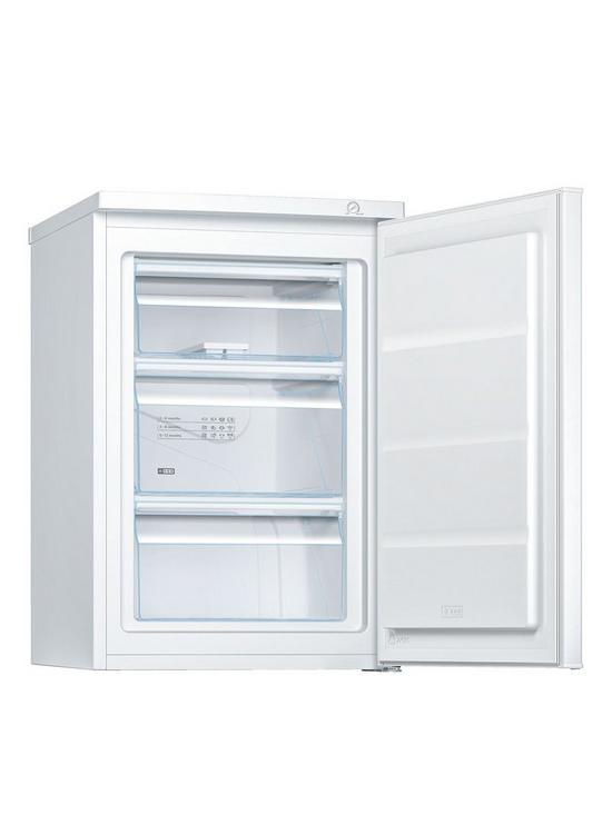 stillFront image of bosch-serie-2-gtv15nweag-under-counter-freezer-white-e-rated