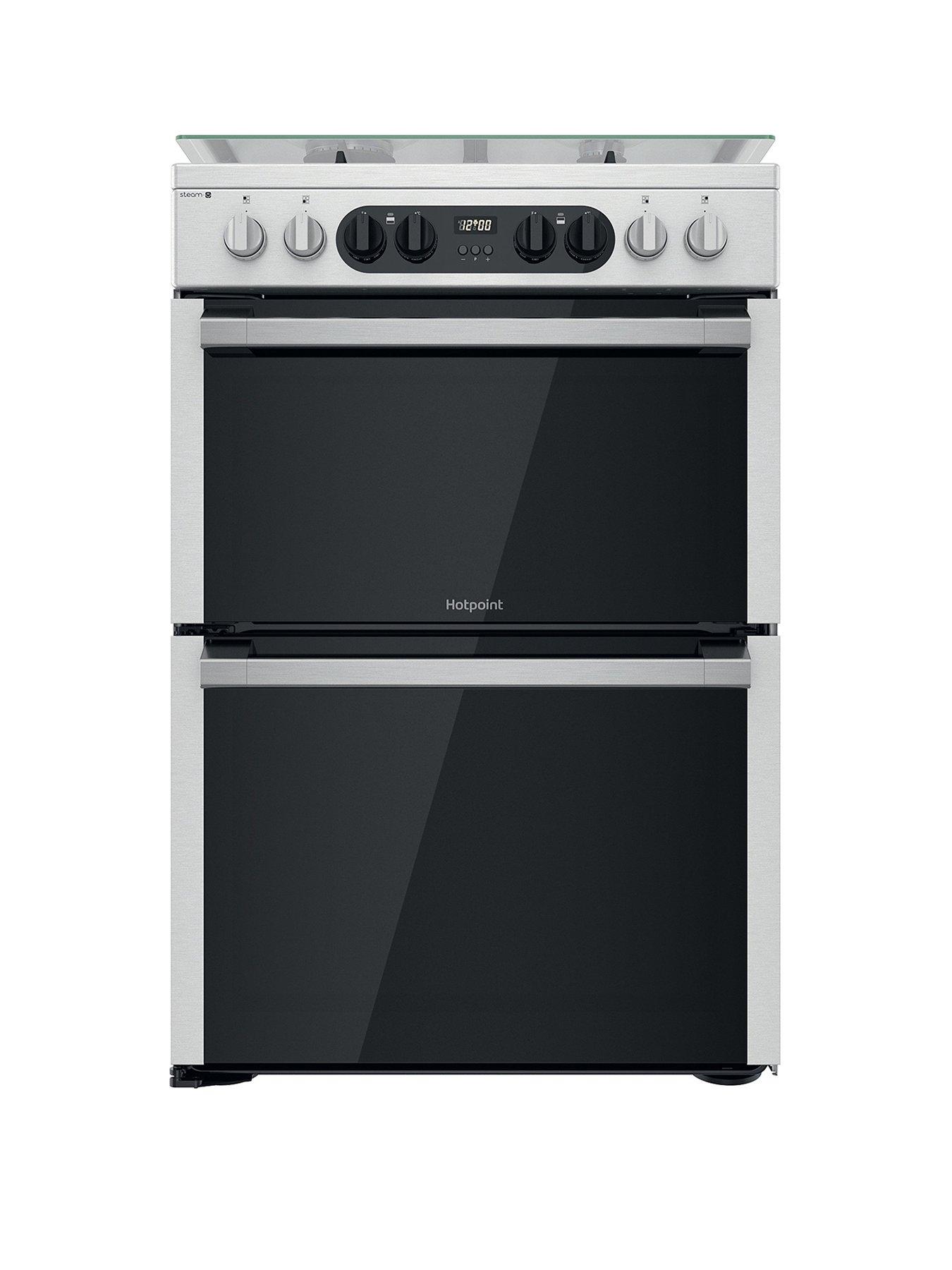 Image 1 of 6 of Hotpoint HDM67G8C2CX DUAL FUEL DOUBLE Freestanding COOKER