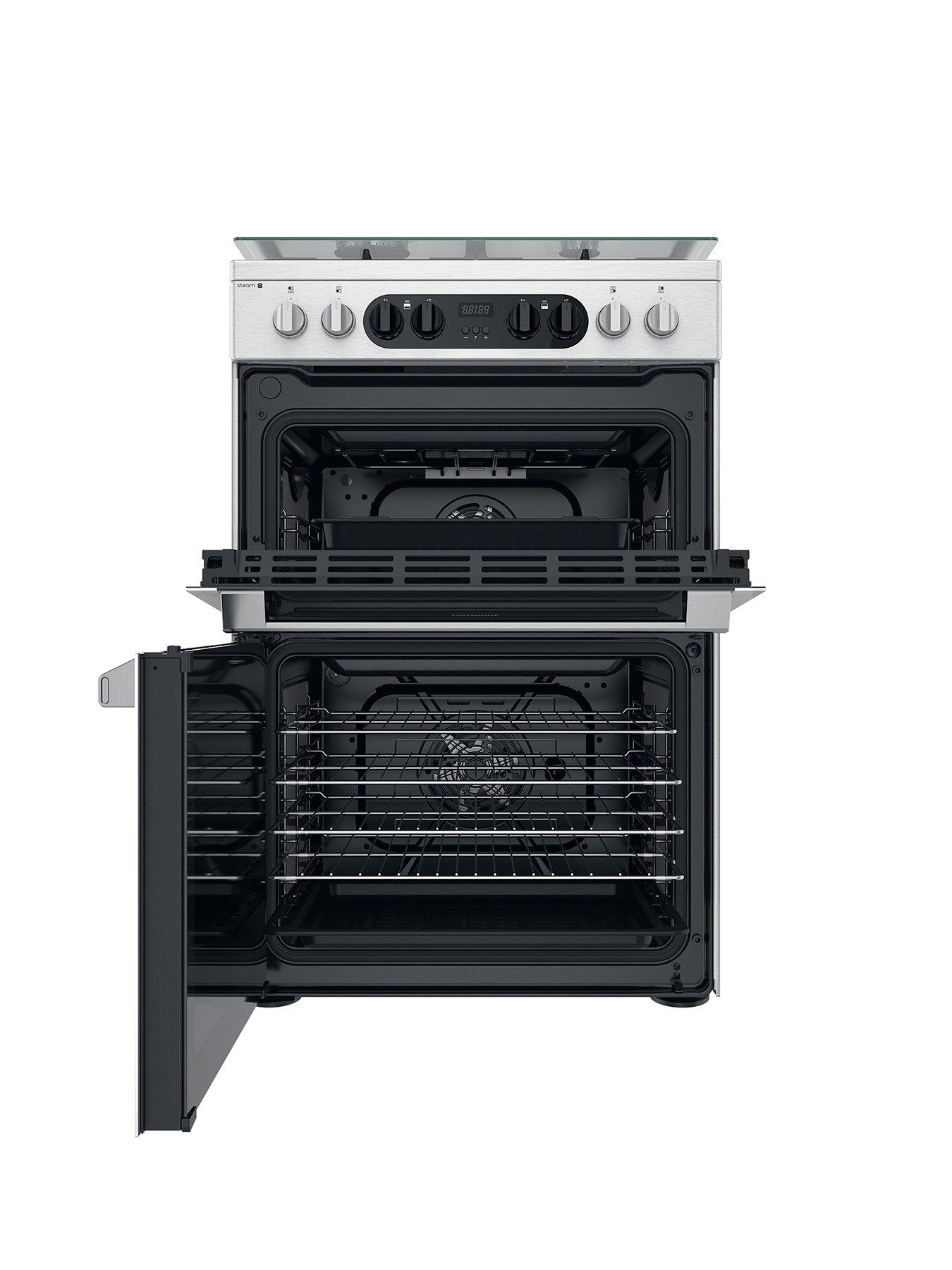 Image 2 of 6 of Hotpoint HDM67G8C2CX DUAL FUEL DOUBLE Freestanding COOKER