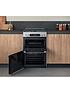  image of hotpoint-hdm67g8c2cx-dual-fuel-double-freestanding-cooker