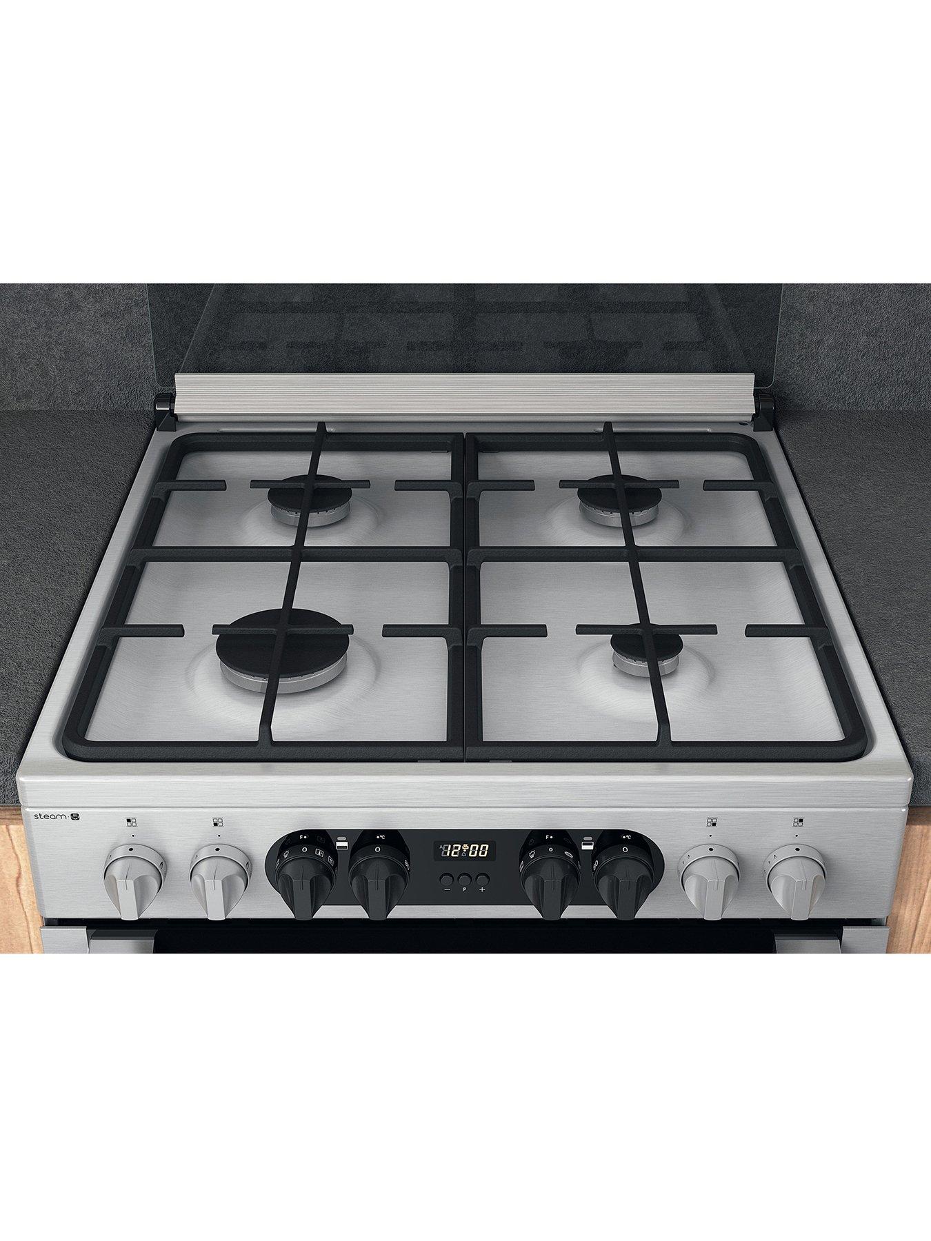 Image 5 of 6 of Hotpoint HDM67G8C2CX DUAL FUEL DOUBLE Freestanding COOKER