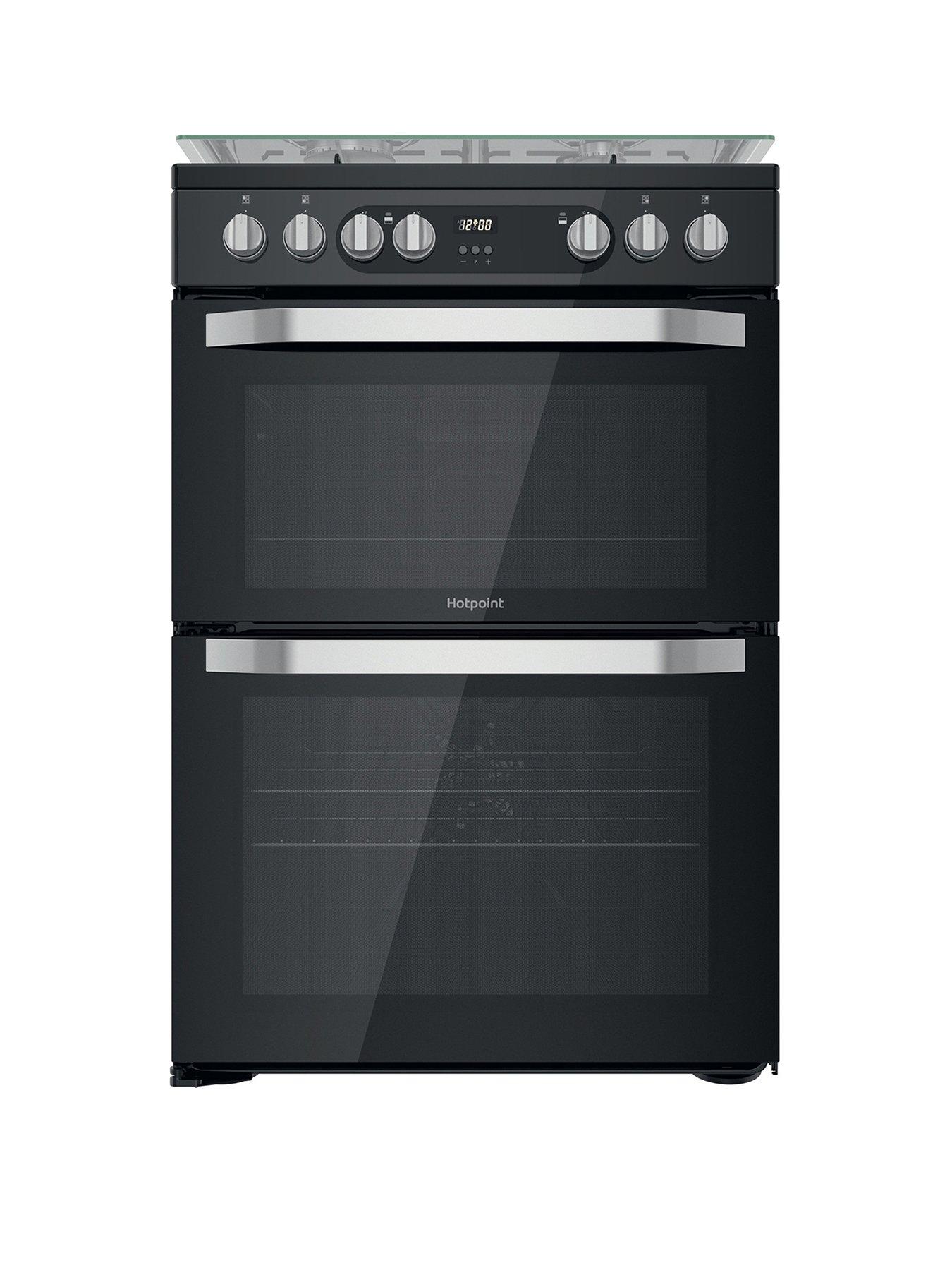 Hotpoint HDM67G9C2CB DUAL FUEL DOUBLE Freestanding COOKER very.co.uk